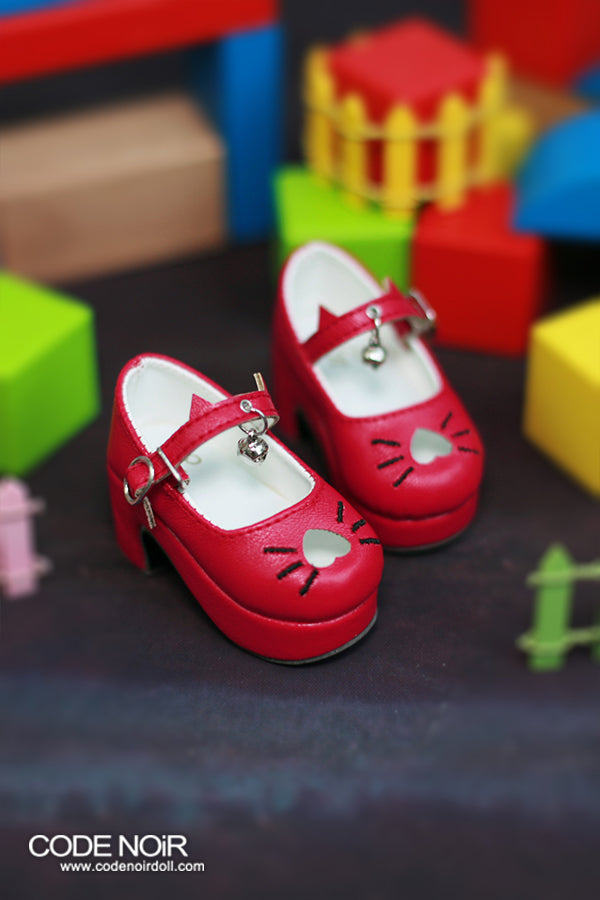 CMS000128 Red Kitten Heart [Limited Time] | Preorder | SHOES