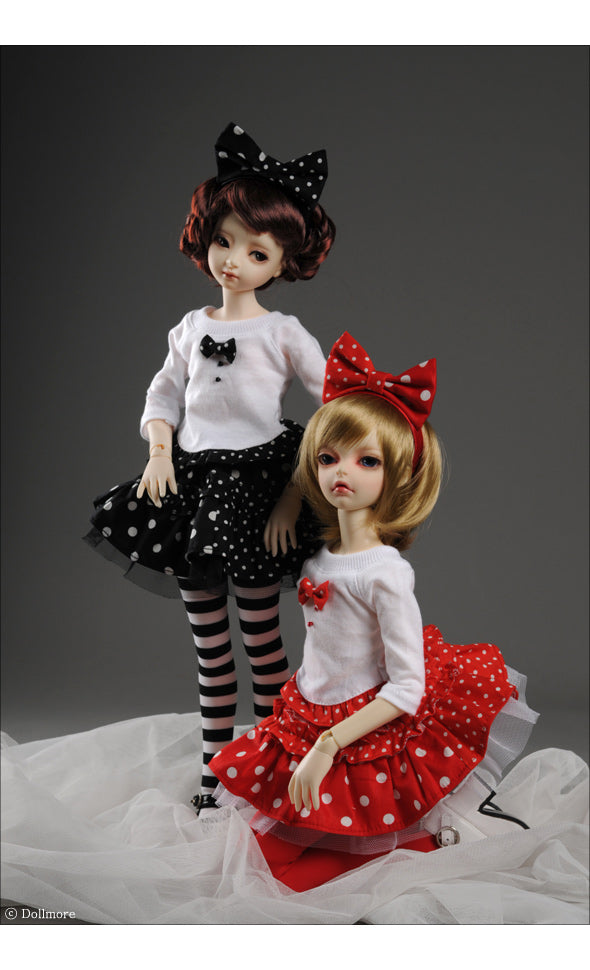 MSD - Kiyomi Dress Set (Red)-bjd OUTFIT | Preorder – Dolk BJD