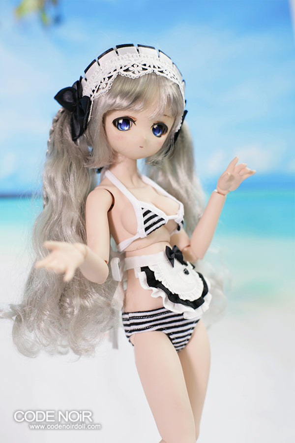 COB000056 Black Maid Style Bikini [Limited Time] | Preorder | OUTFIT