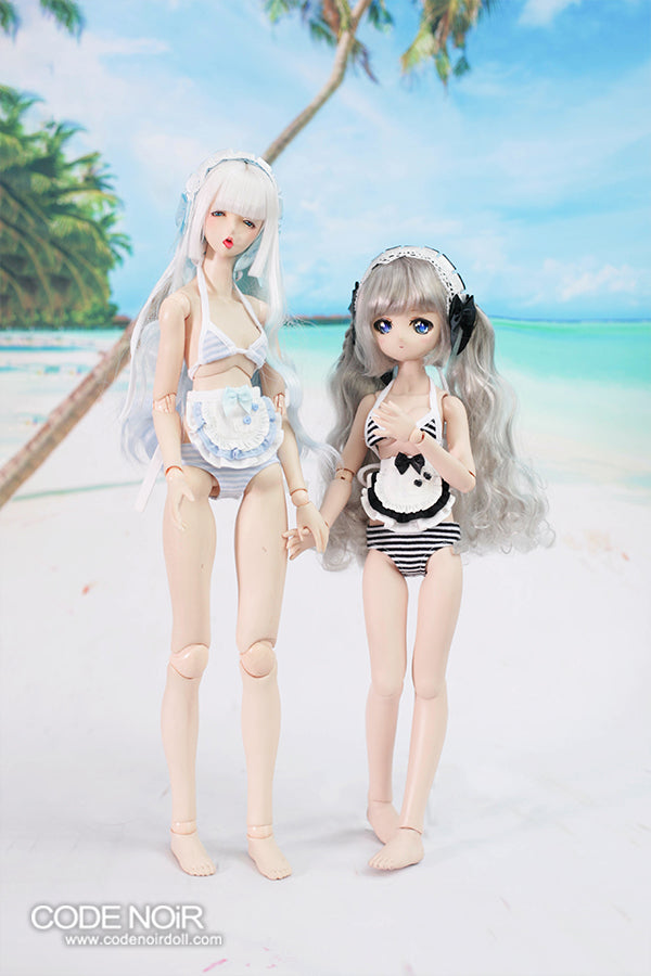 COB000056 Black Maid Style Bikini [Limited Time] | Preorder | OUTFIT