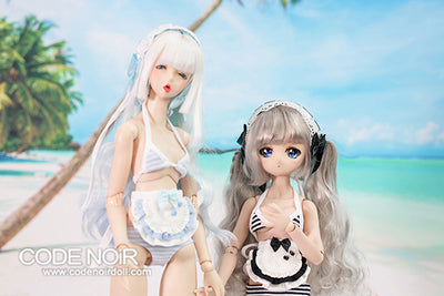 COB000056 Black Maid Style Bikini [Limited Time] | Preorder | OUTFIT