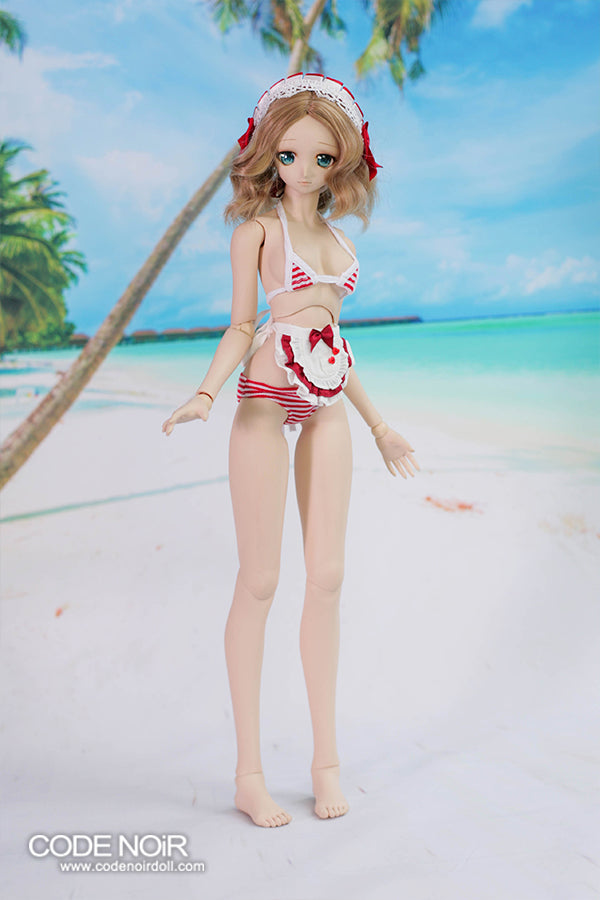 COB000054 Red Maid Style Bikini [Limited Time] | Preorder | OUTFIT