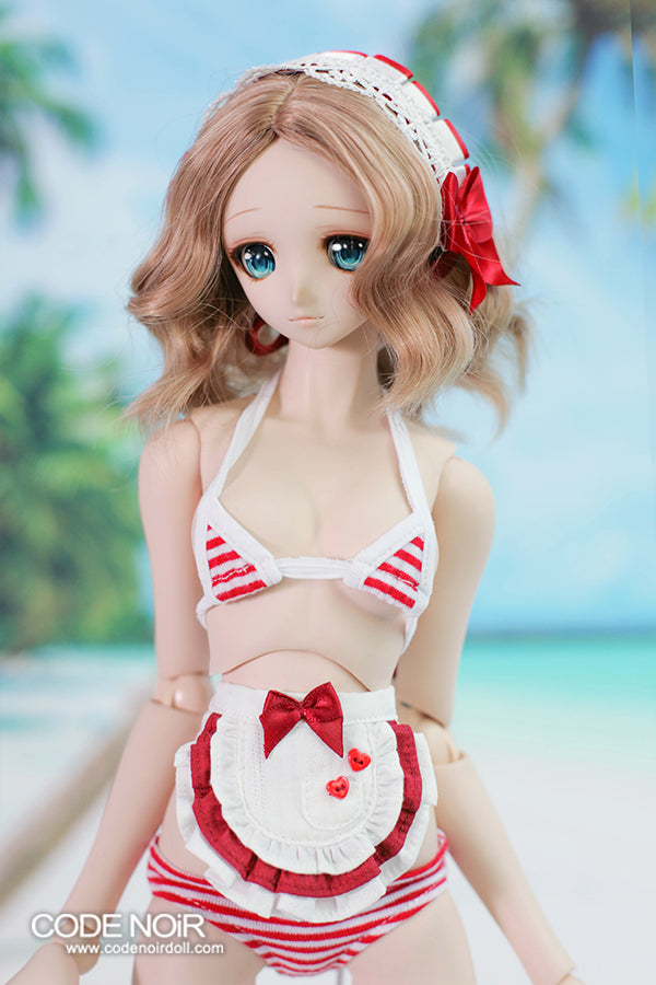 COB000054 Red Maid Style Bikini [Limited Time] | Preorder | OUTFIT