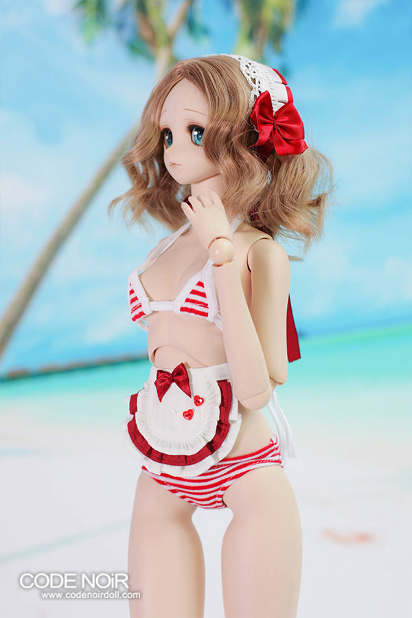 COB000054 Red Maid Style Bikini [Limited Time] | Preorder | OUTFIT