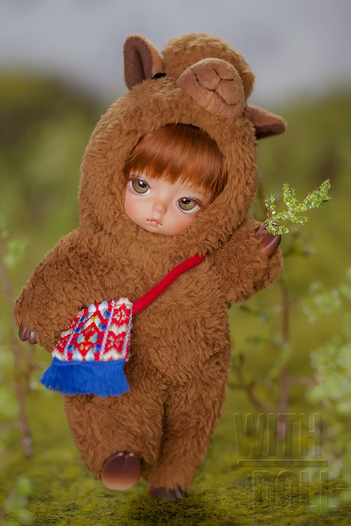 Baby Alpaca Alex (Brown) Honey Brown Skin [Limited Time 15% OFF] | PREORDER | DOLL