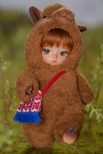 Baby Alpaca Alex (Brown) Honey Brown Skin [Limited Time 15% OFF] | PREORDER | DOLL