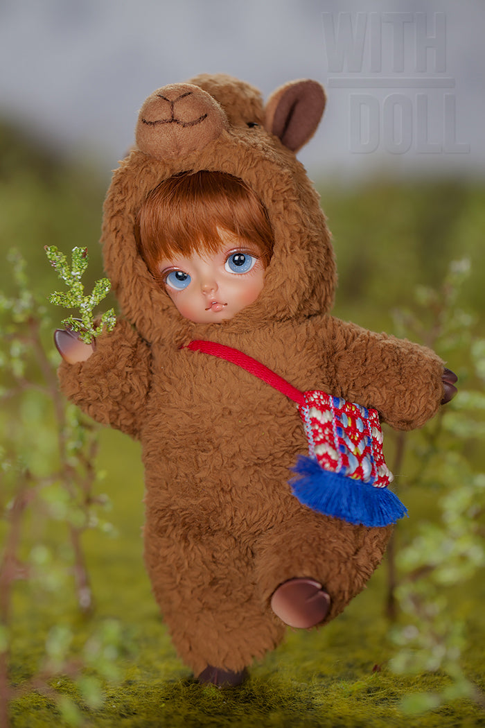 Baby Alpaca Alexa (Brown) Honey Brown Skin [Limited Time Discount] | PREORDER | DOLL