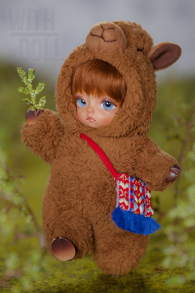 Baby Alpaca Alexa (Brown) Honey Brown Skin [Limited Time Discount] | PREORDER | DOLL