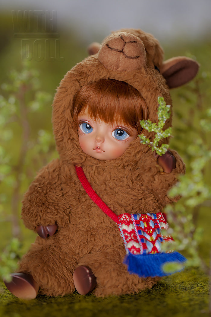 Baby Alpaca Alexa (Brown) Honey Brown Skin [Limited Time Discount] | PREORDER | DOLL