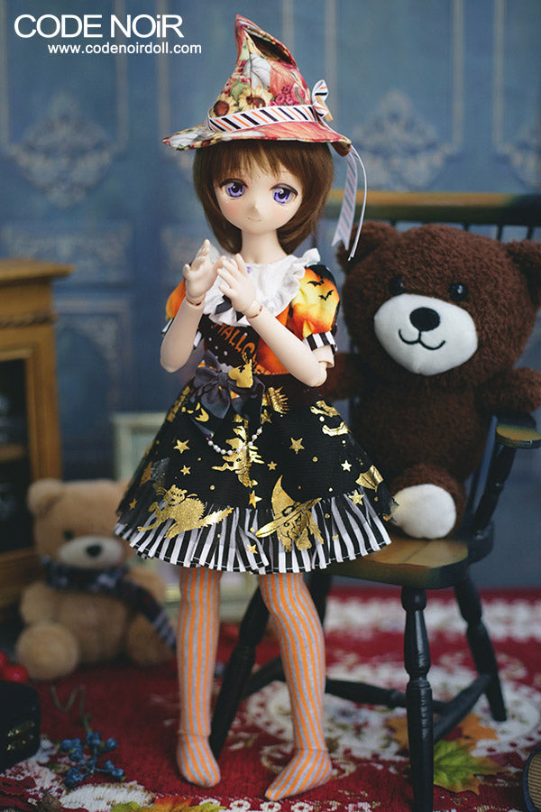 CMD000138 Orange Halloween Little Witch [Limited Time] | Preorder | OUTFIT