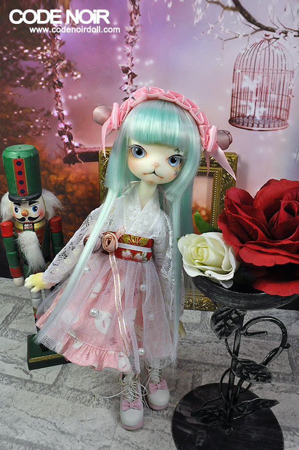 CODENOiR x DollZone Miss Kitty - Pink Snow Fairy | Preorder | DOLL