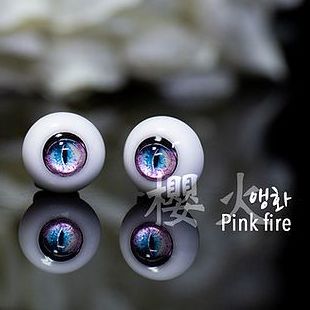 [Starry Night] Pink Fire -14mm | Item in Stock | EYES