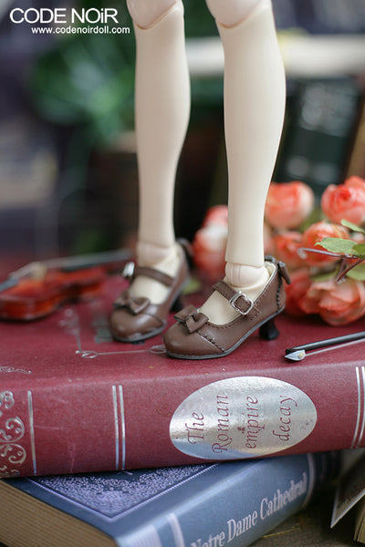 CMS000174 Brown Ribbon Mary Jane MSD ver. | Preorder | SHOES