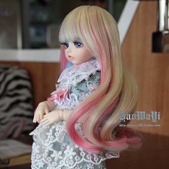 colorful long hair 1/6 | Item in Stock | WIG