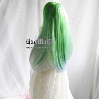 green and blue long hair 1/6 | Item in Stock | WIG