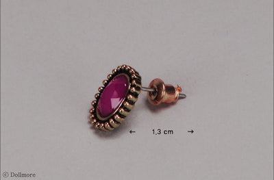 All Size - Antique Story Earring (Wine) | Item in Stock | ACCESSORIES