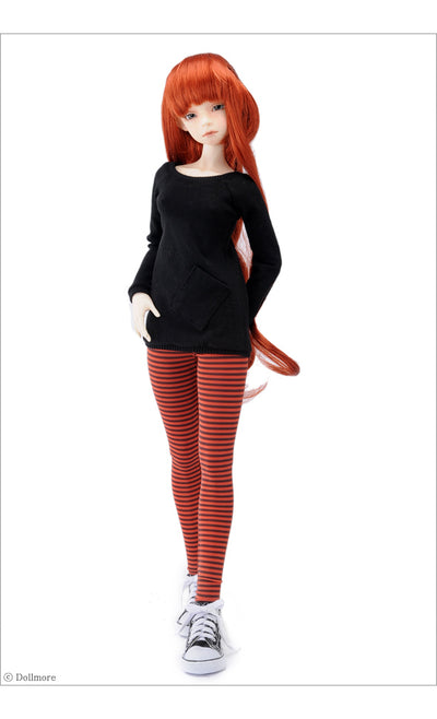 SD - Slim Striped Leggings (Red) | Item in Stock | OUTFIT