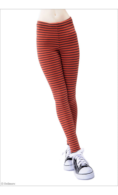 SD - Slim Striped Leggings (Red) | Item in Stock | OUTFIT