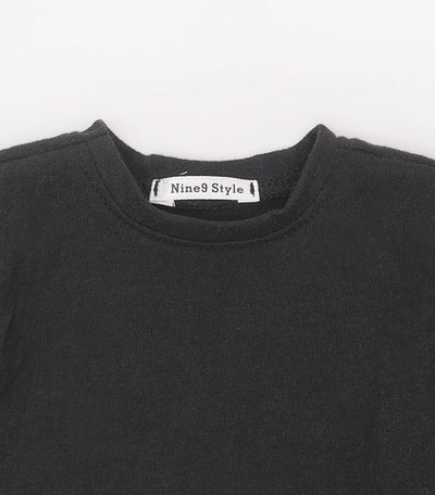 [MSD] Layered Short Sleeve Tee (Black) | Item in Stock | OUTFIT