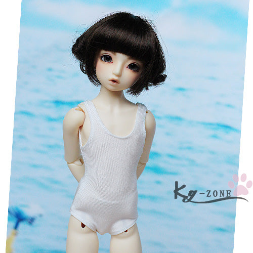 School swimsuit (white) 40cm (MSD/MDD) | Item in Stock | OUTFIT