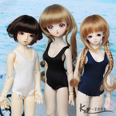 School swimsuit (white) 40cm (MSD/MDD) | Item in Stock | OUTFIT