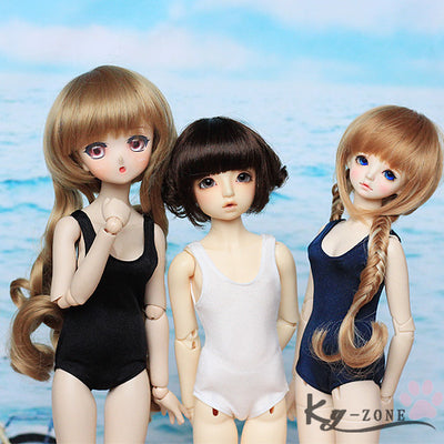 School swimsuit (white) 40cm (MSD/MDD) | Item in Stock | OUTFIT