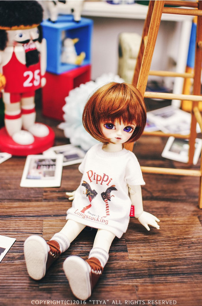 USD Pippi Long T shirt - White  | Preorder | OUTFIT