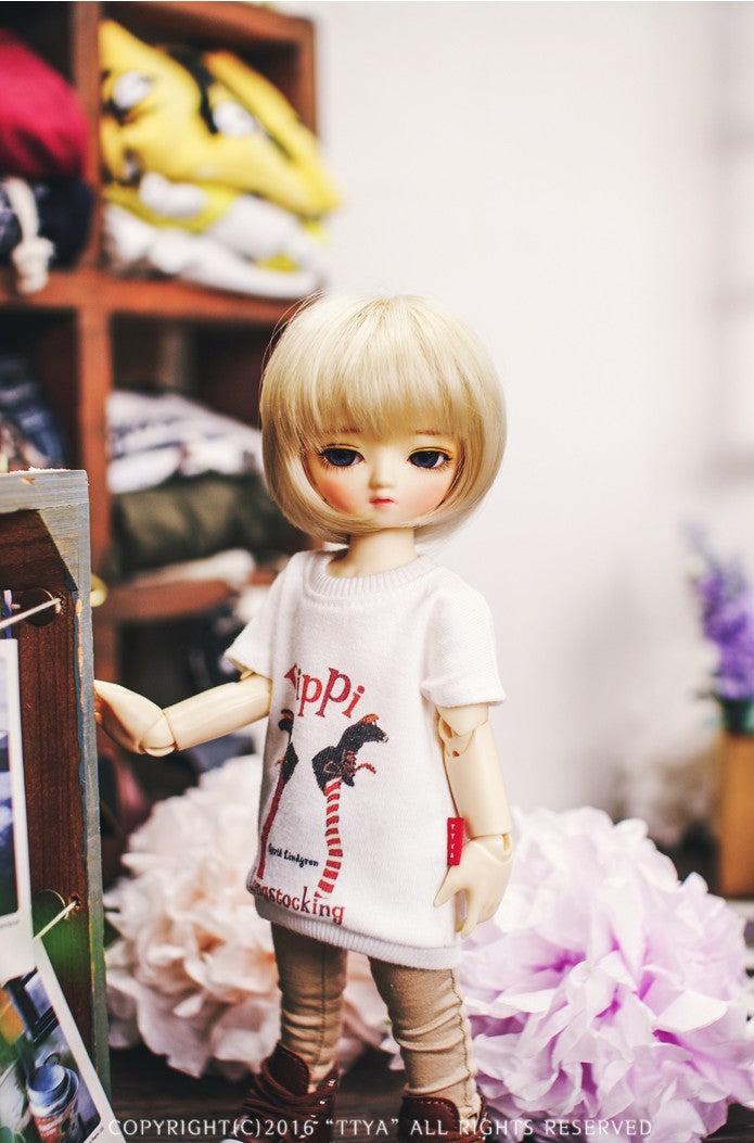 USD Pippi Long T shirt - White  | Preorder | OUTFIT