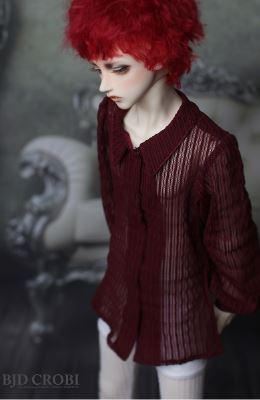 OFB-Lace Shirts (Wine L) | Item in Stock | OUTFIT