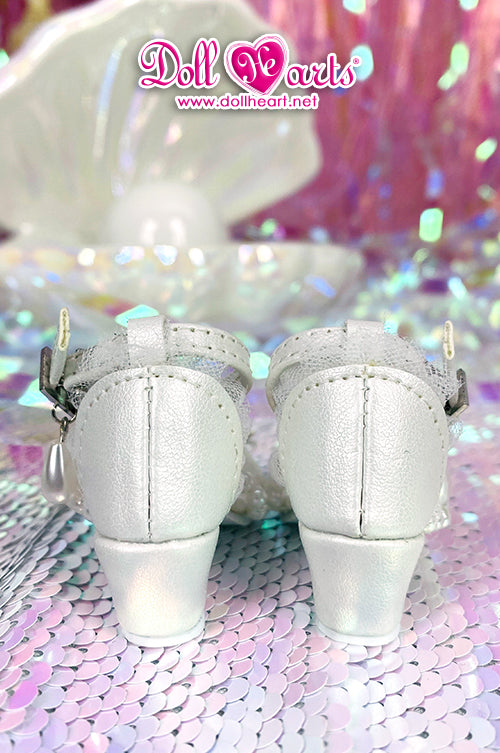 MS000653 White Pearl Sandals [MSD] [Limited Quantity] | Preorder | SHOES