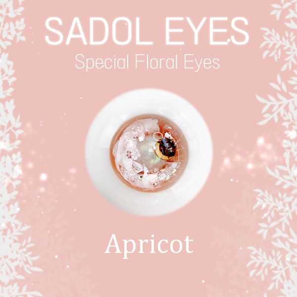 FLORAL [Apricot]14mm | Item in Stock | EYES