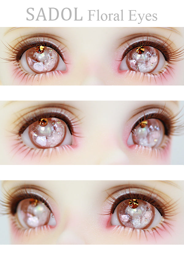 FLORAL [Apricot]14mm | Item in Stock | EYES