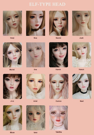 [Headparts] Girl dolls | Preorder | PARTS