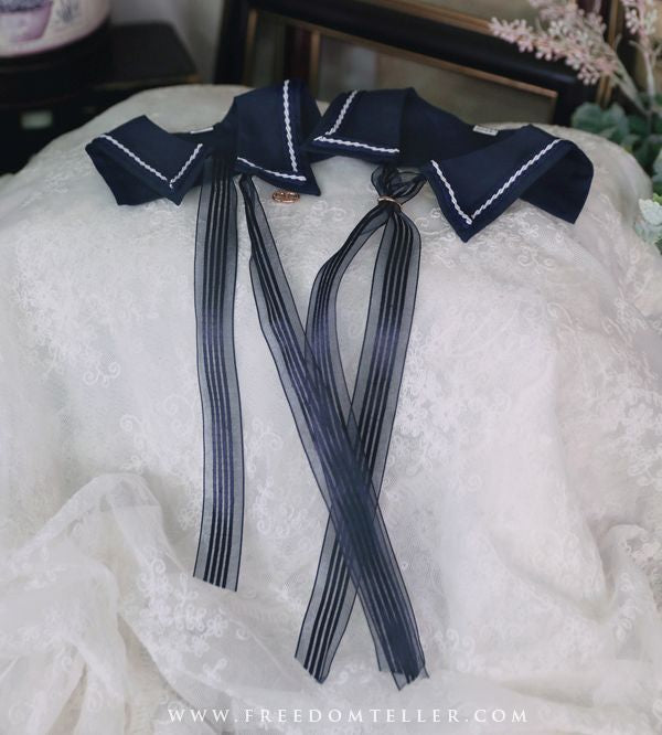 Sailor Collar Set -Dark Navy/ 65cm | Preorder | OUTFIT