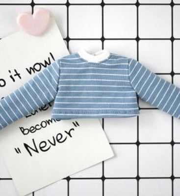 1/6 Bai Skirt & Long sleeve shirt Blue stripe long sleeve shirt | Item in Stock | OUTFIT