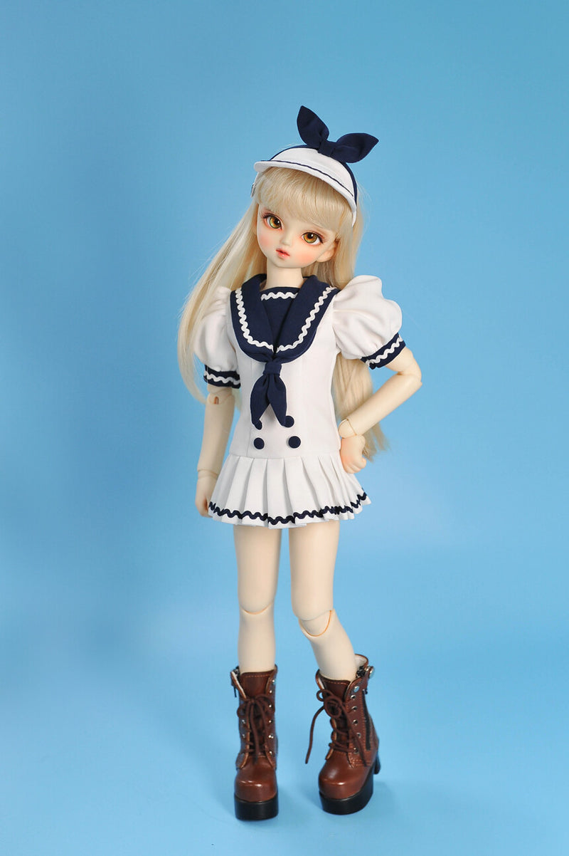 Marine Wave - MSD, MDD GIRL: White/7~8inch [Limited Quantity] | Preorder | OUTFIT