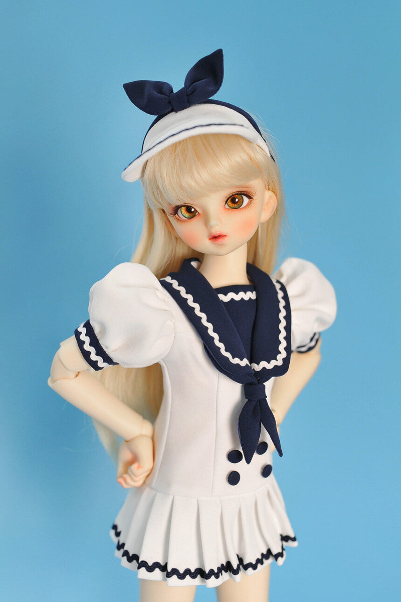 Marine Wave - MSD, MDD GIRL: White/8~9inch [Limited Quantity] | Preorder | OUTFIT