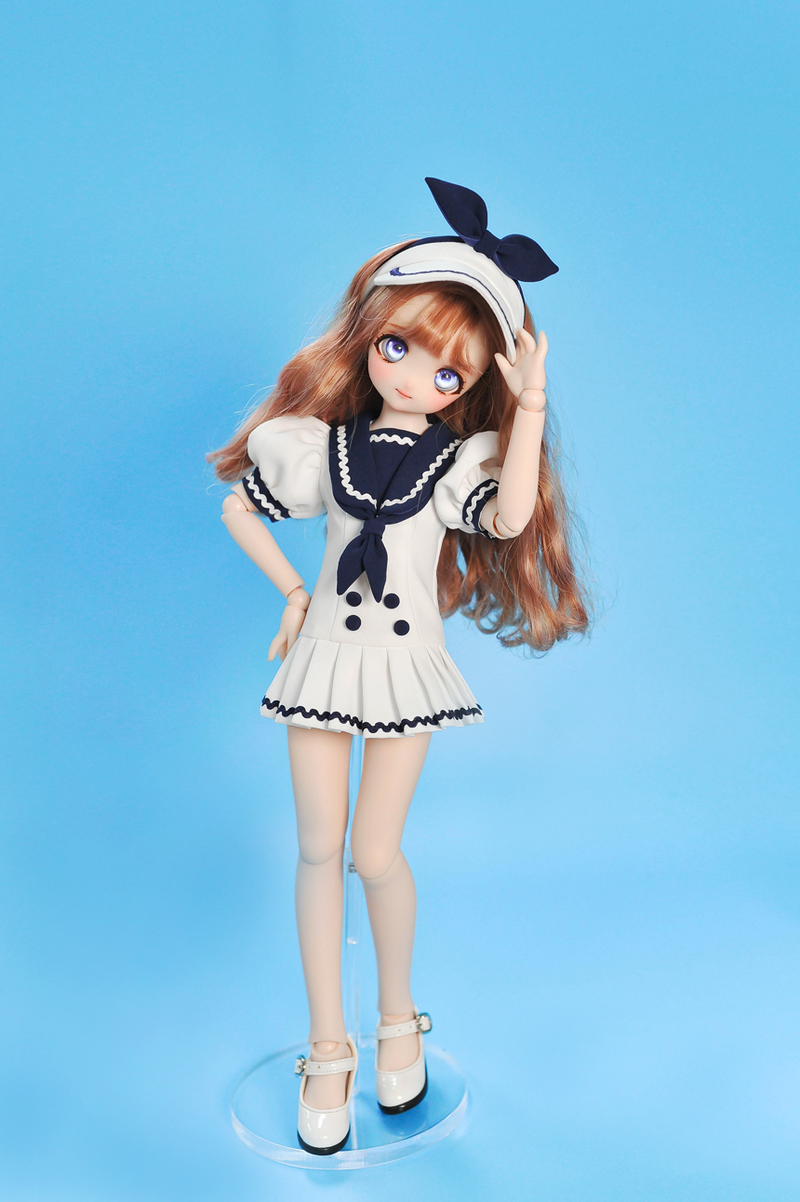 Marine Wave - MSD, MDD GIRL: White/8~9inch [Limited Quantity] | Preorder | OUTFIT