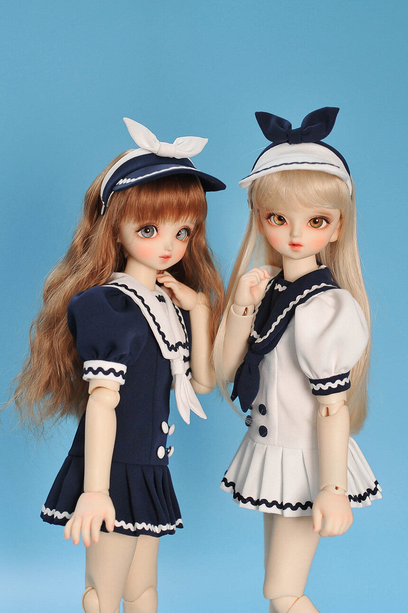 Marine Wave - MSD, MDD GIRL: White/8~9inch [Limited Quantity] | Preorder | OUTFIT