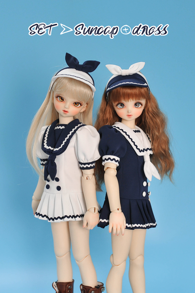 Marine Wave - MSD, MDD GIRL: White/8~9inch [Limited Quantity] | Preorder | OUTFIT