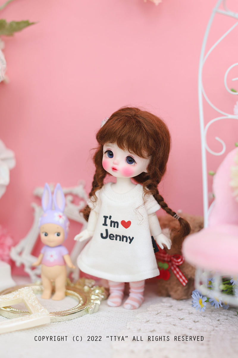 [White] Pocket Jenny [Limited time offer] | Preorder | DOLL