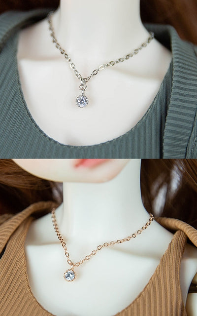 Mini Circle Simple Necklace -MSD (Silver) [Limited time offer] | Preorder | ACCESSORY