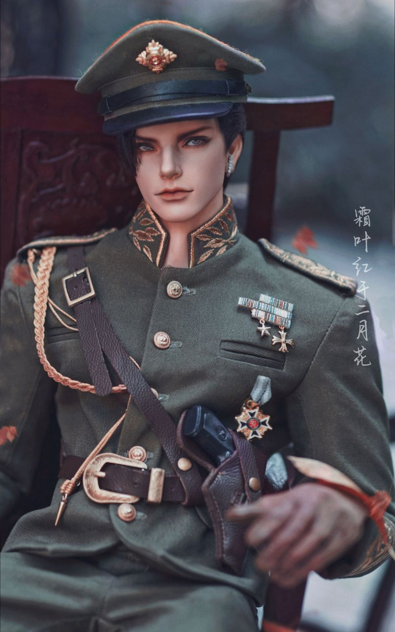 Military uniform +Hat +Pistol: Black -SD13 [Limited Time & Quantity] | Preorder | OUTFIT