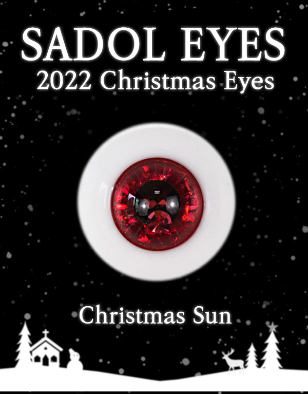 [Limited time 15% OFF] Limited Christmas [SUN] EYES 16mm | Item in Stock | EYE