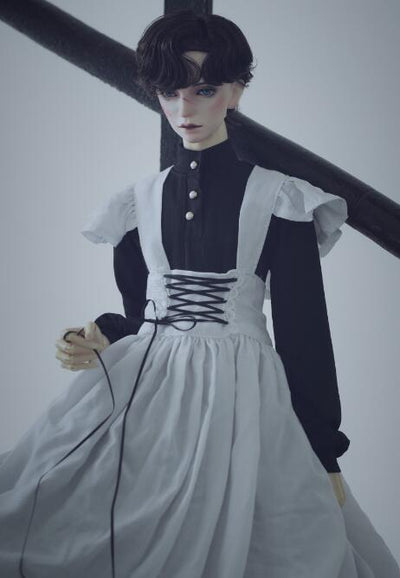 [British traditional maid outfit long skirt] Osaka store limited item Unisex 40cm size | Item in Stock | OUTFIT