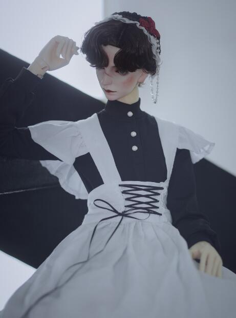 [British traditional maid outfit long skirt] Osaka store limited item Unisex 40cm size | Item in Stock | OUTFIT