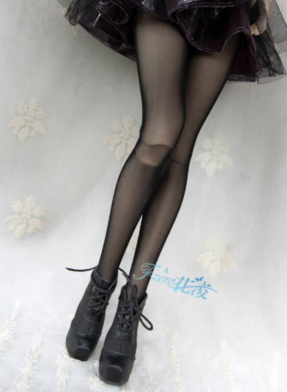 Multi-candy color pantyhose stockings Black (MSD 40cm) | Item in Stock | OUTFIT
