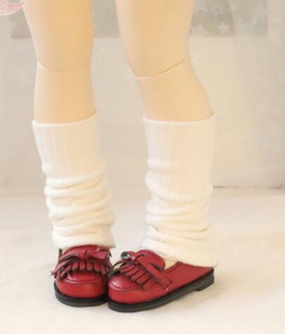 Double-layer stacked socks White (40cm) | Item in Stock | OUTFIT