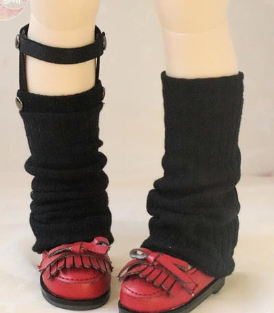 Double-layer stacked socks Black (40cm) | Item in Stock | OUTFIT