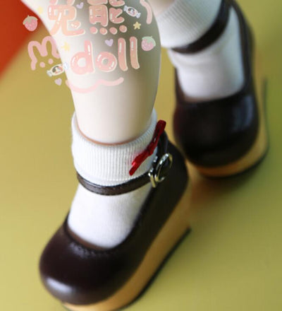 Wooden Sole Strap Wood Shoes Black 40cm size | Item in Stock | SHOES